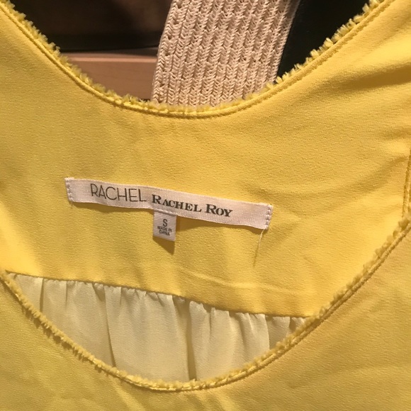 Rachel Roy Yellow Top - Picture 2 of 2